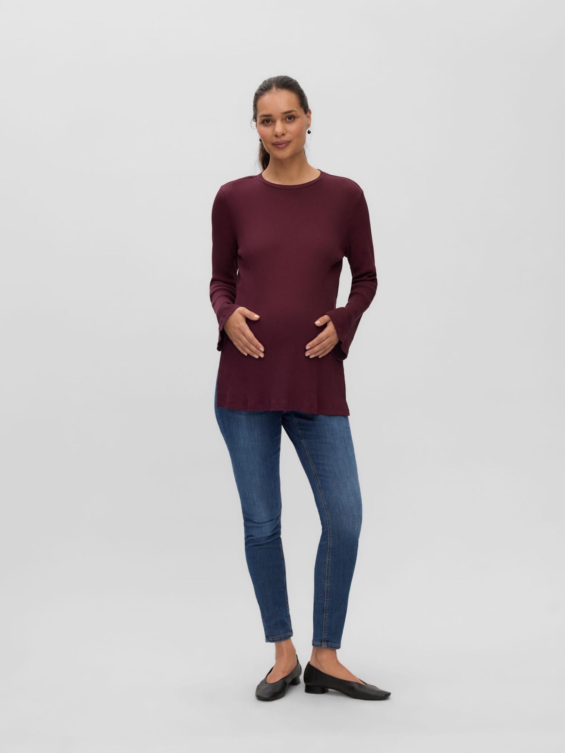 Vero Moda Maternity Džíny VMMSOPHIA modrá džínovina
