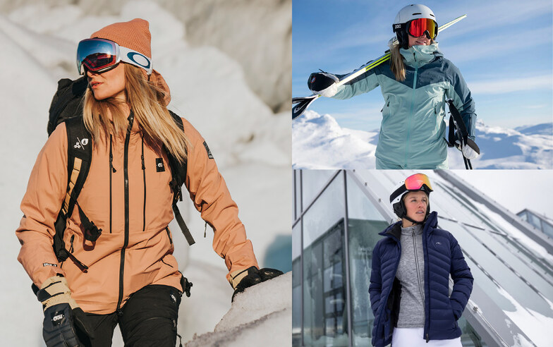 outfity s lyžařskou bundou