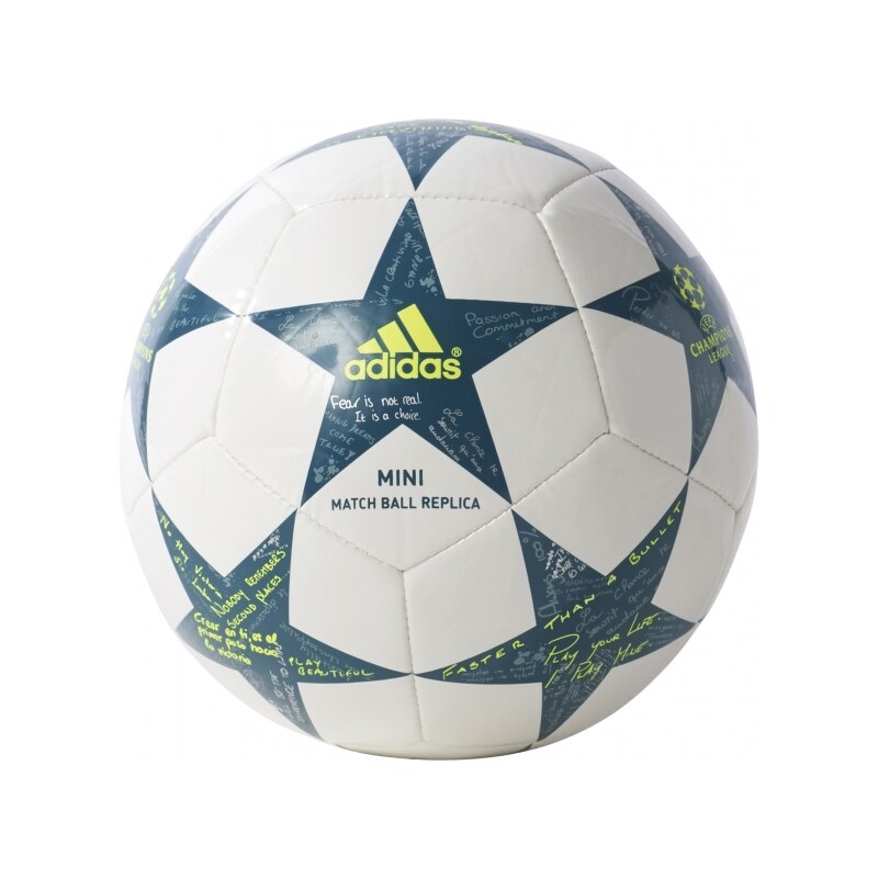 Fotbalový míč adidas Performance FINALE16 MINI (Bílá / Zelená)