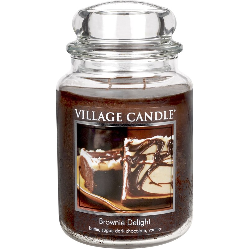 Village Candle Svíčka ve skle Brownie delight - velká