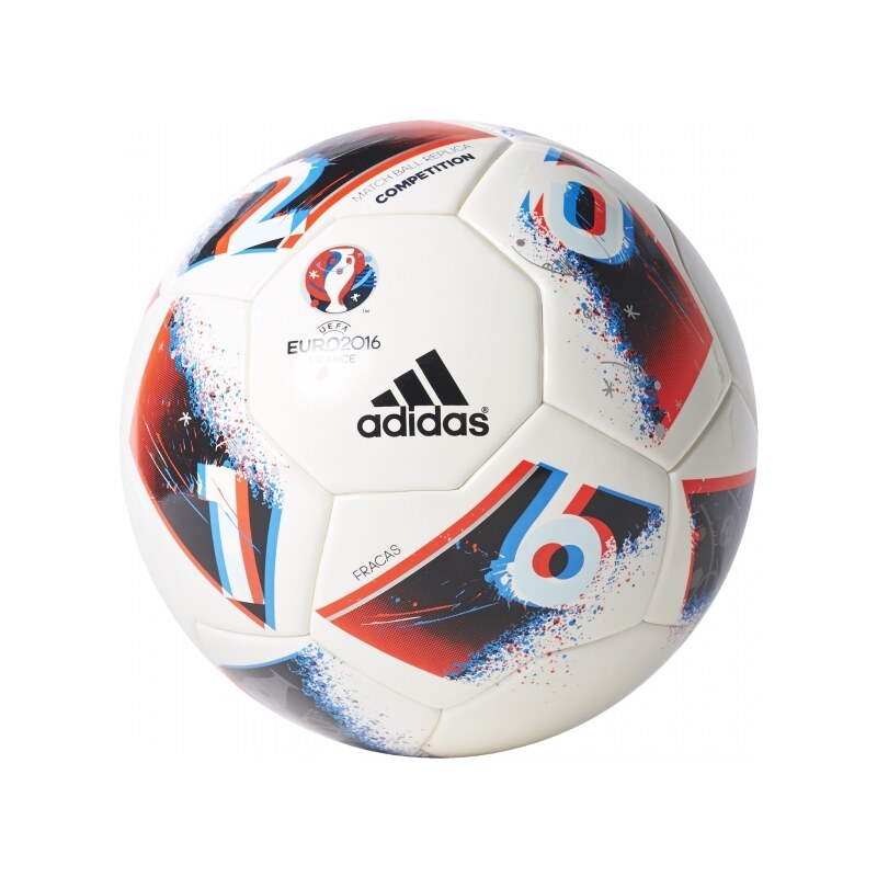 Fotbalový míč adidas Performance EURO16 COMP (Bílá / Modrá / Oranžová)