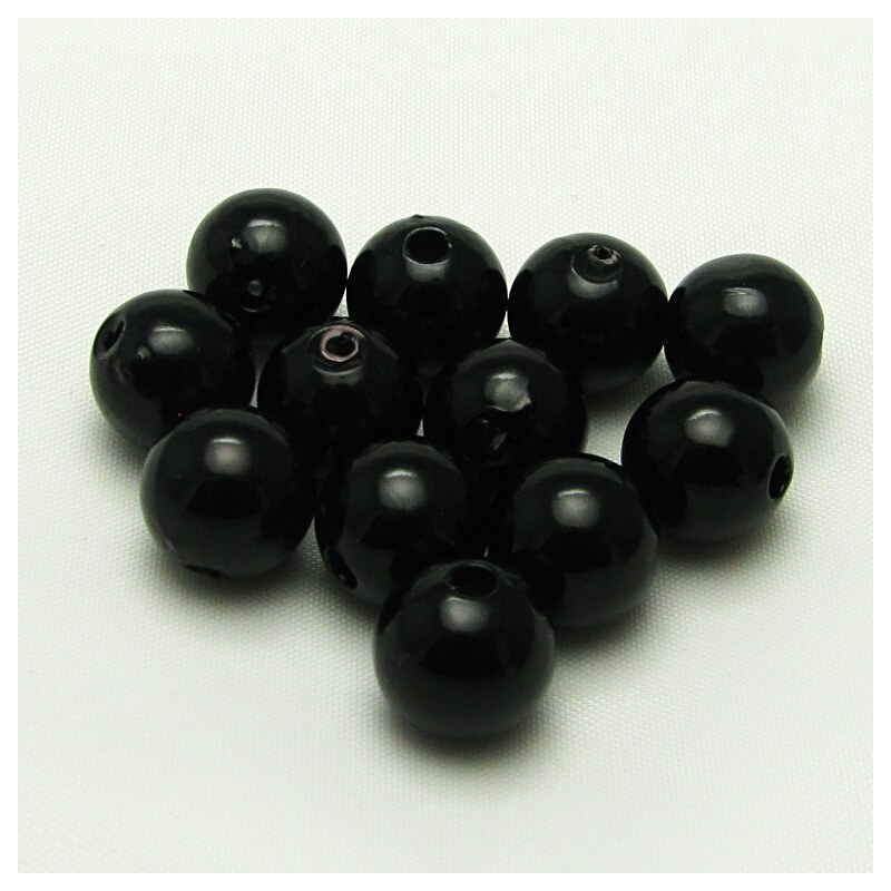 Voskované perly, 10 mm (12ks/bal)
