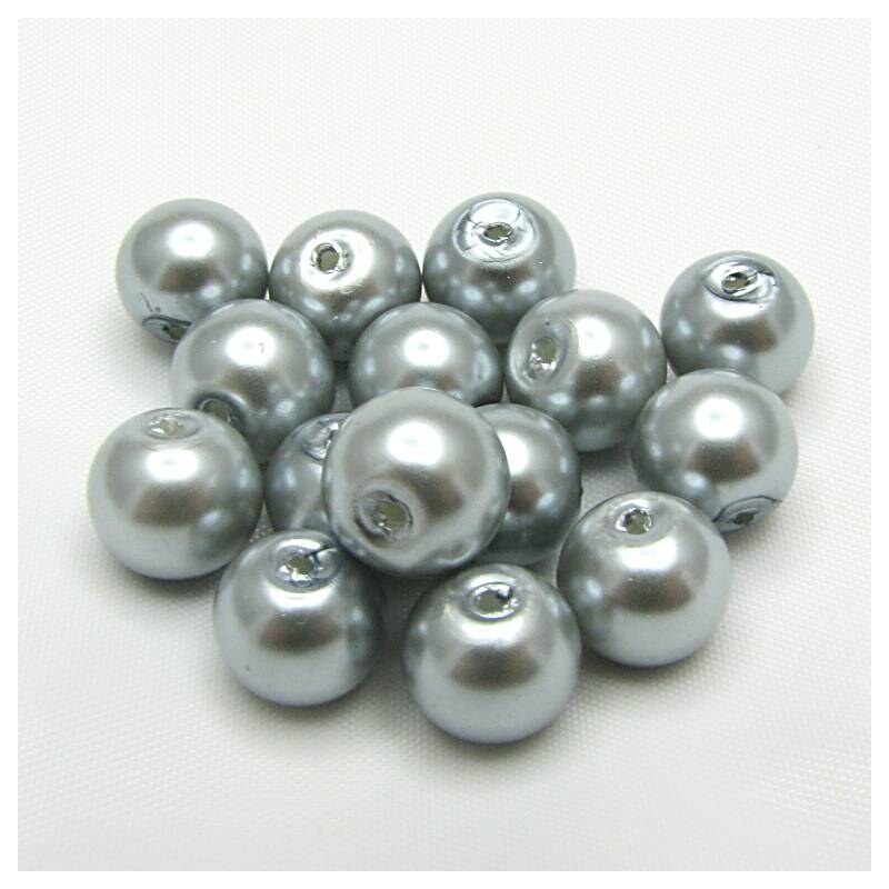 Voskované perly, 8mm (15ks/bal)