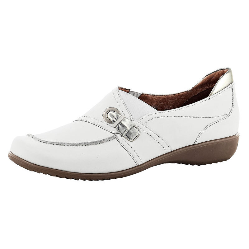 Slipper obuv Ara bílá-stříbrná