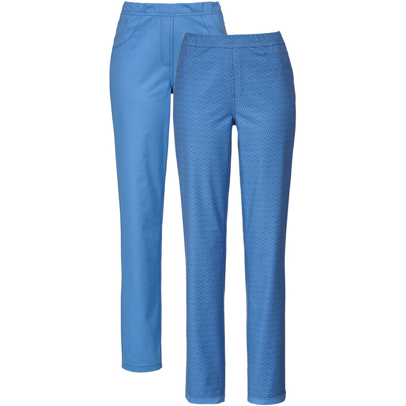 Kalhoty MONA modrá-bleu