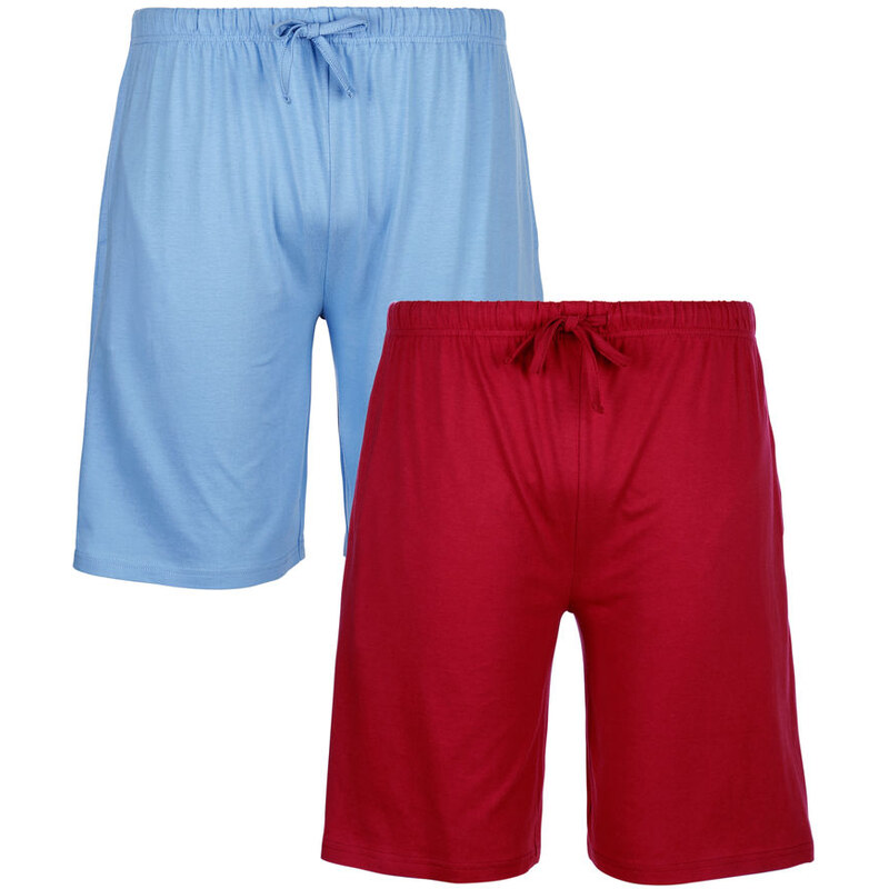 KLINGEL Kalhoty červená/modrá