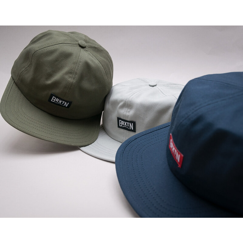 Kšiltovka BRIXTON Langley Grey Strapback