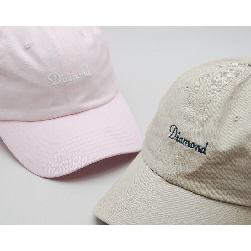 Kšiltovka Diamond Supply Co. Champagne Sports Pink Strapback