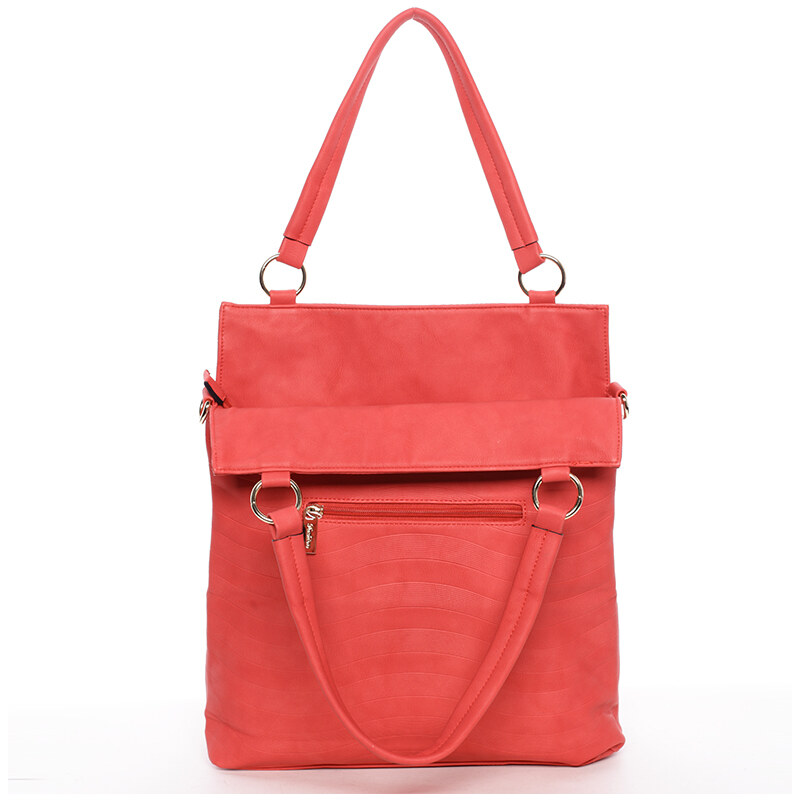 Silvia Rosa Luxusní kabelka přes rameno Caimbrie, červená