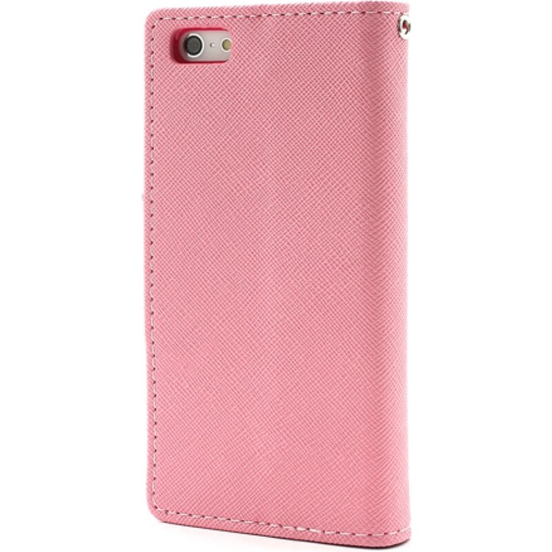 Pouzdro / kryt pro Apple iPhone 5 / 5S / SE - Mercury, Fancy Diary Pink/Hotpink