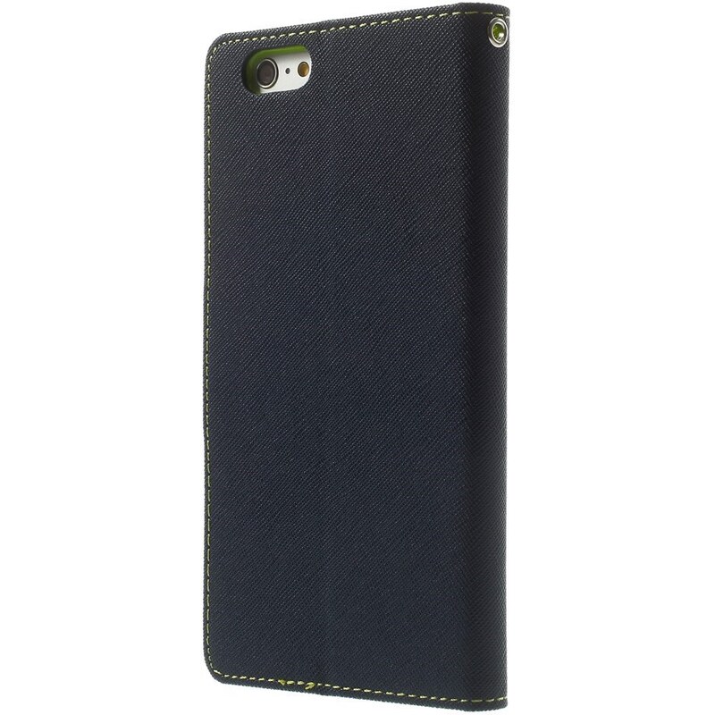 Pouzdro / kryt pro Apple iPhone 6 Plus / 6S Plus - Mercury, Fancy Diary NAVY/LIME