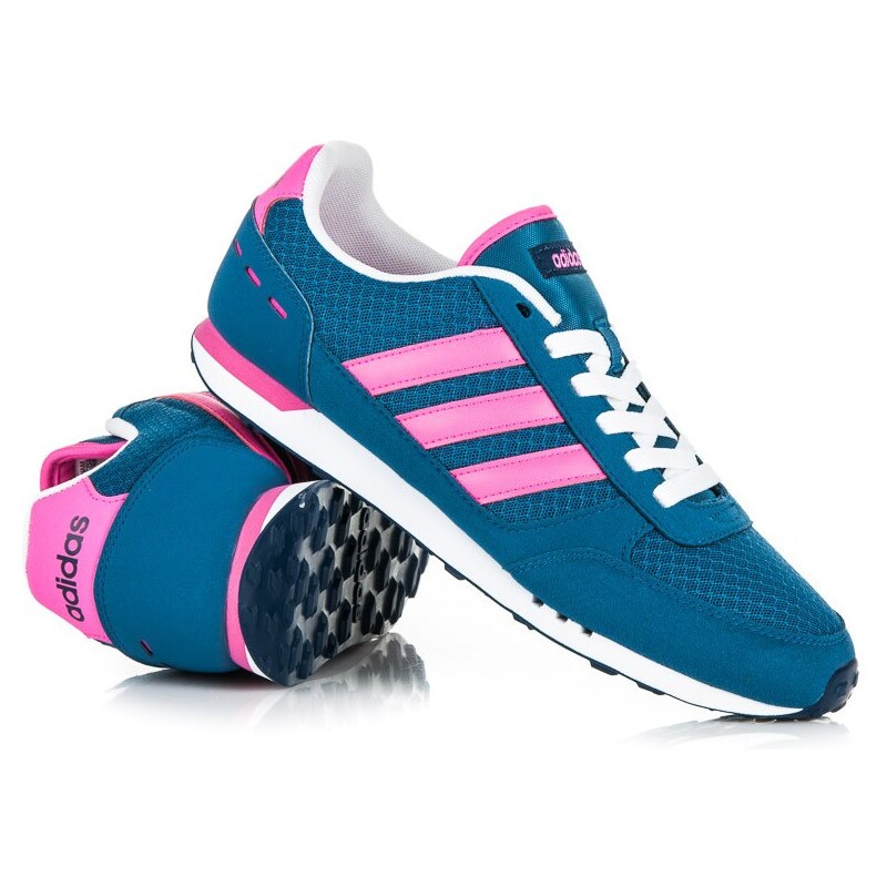 Jednoduché dámské modré sportovní tenisky Adidas