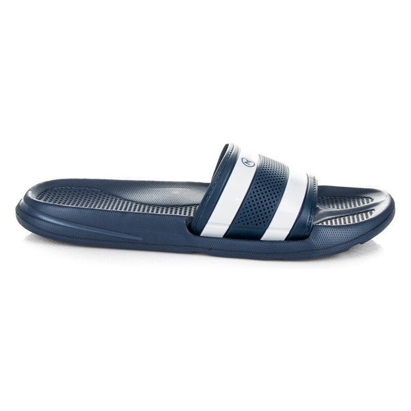 McKeylor Pohodlné modré pánské pantofle