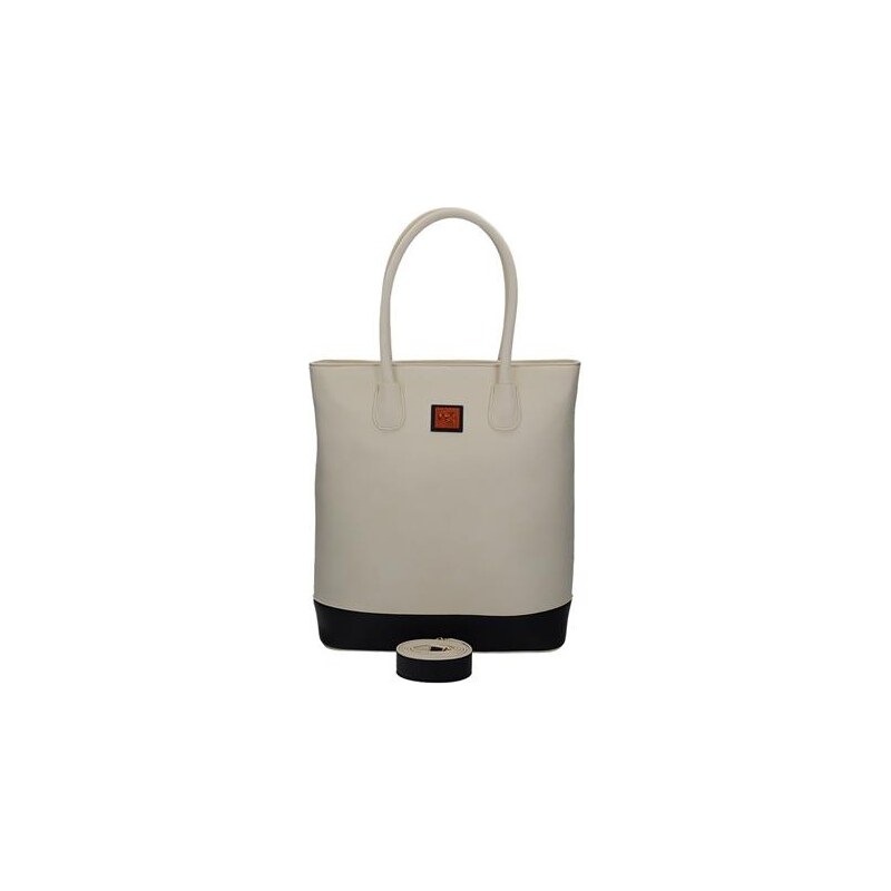 Extravagantní bílá kabelka jednoduchého stylu, univerzální NOBO NBAG-C1010-013