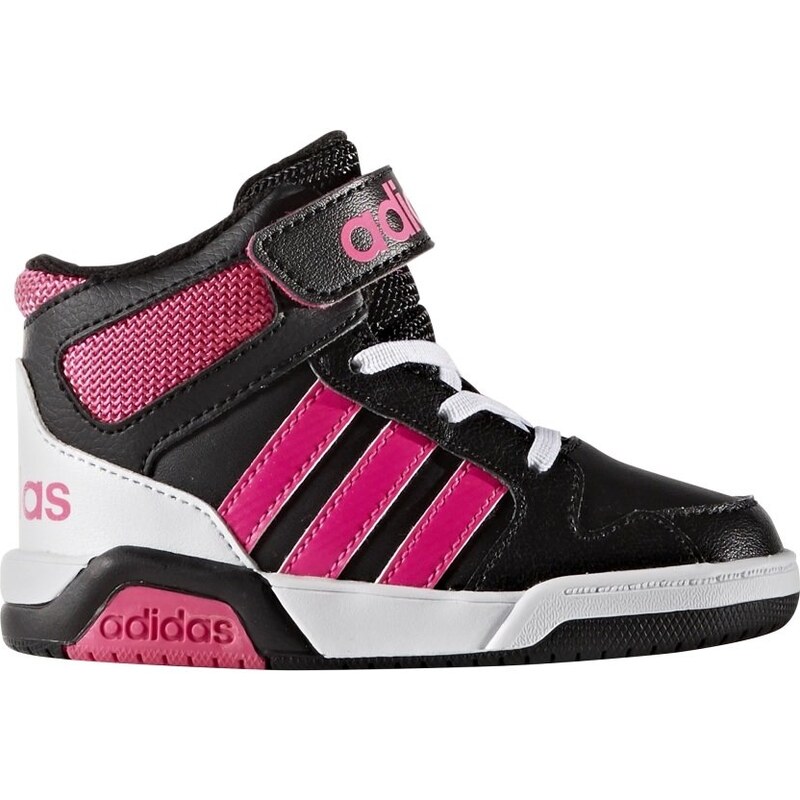 adidas Dívčí kotníkové tenisky BB9TIS Inf - růžovo-černé - GLAMI.cz