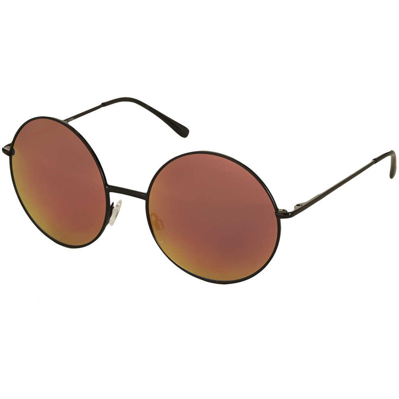 Topshop Extreme Bug Round Sunglasses