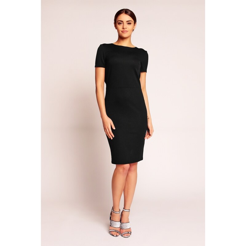 Elegantní černé šaty Karen H39