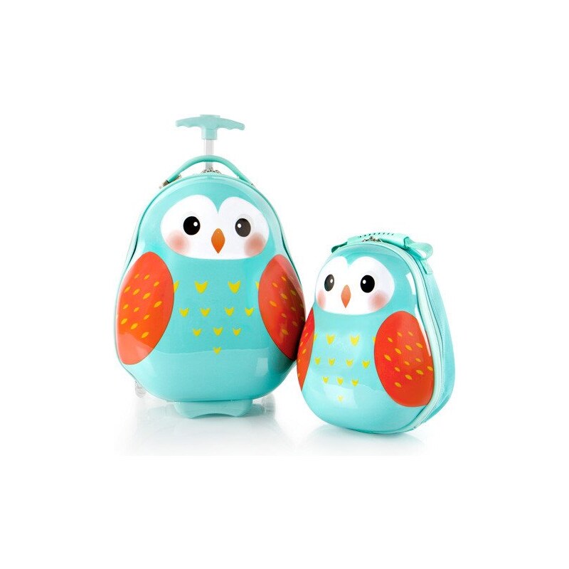 Heys Travel Tots Lightweight Kids Owl – sada batohu a kufru 13