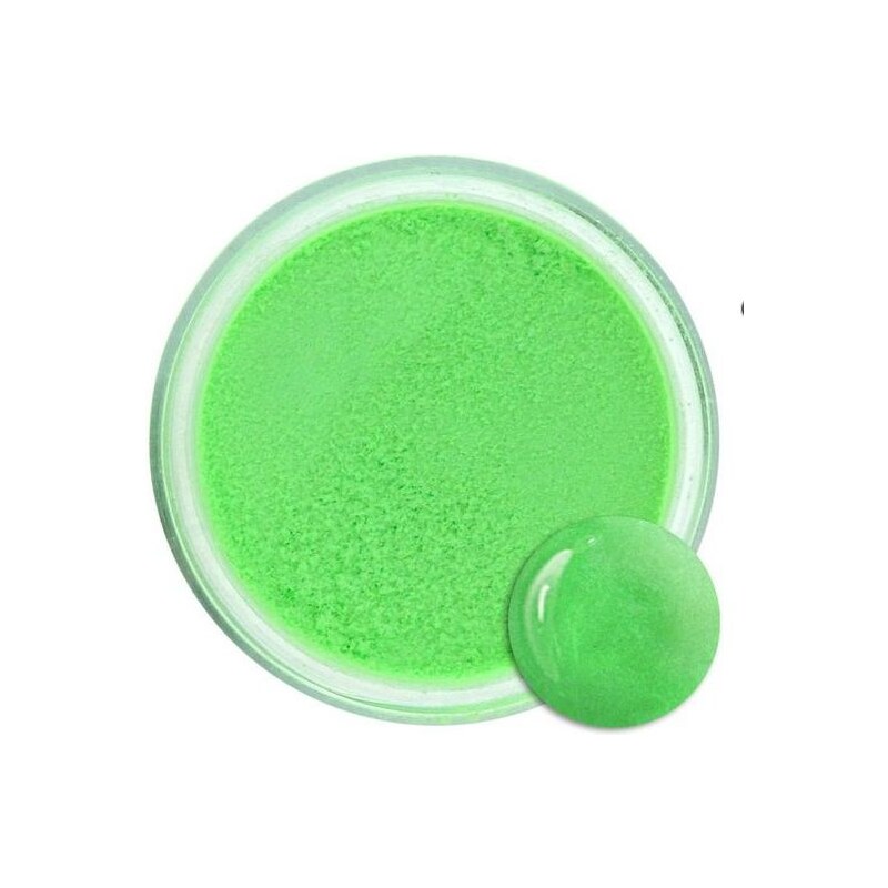 Allepaznokcie perlový akrylový pudr zelený 4g Allepaznokcie F4157-84