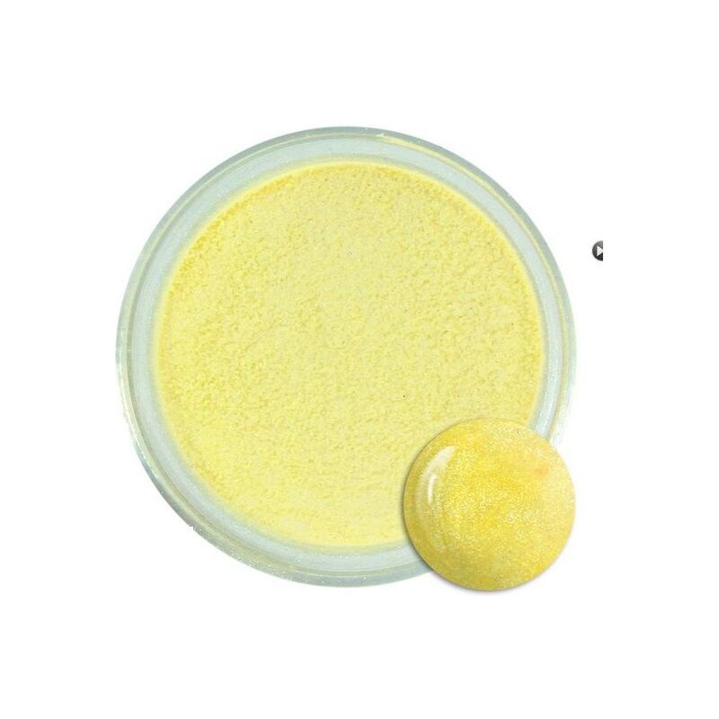 Allepaznokcie perlový akrylový pudr žlutý 4g Allepaznokcie F4157-77