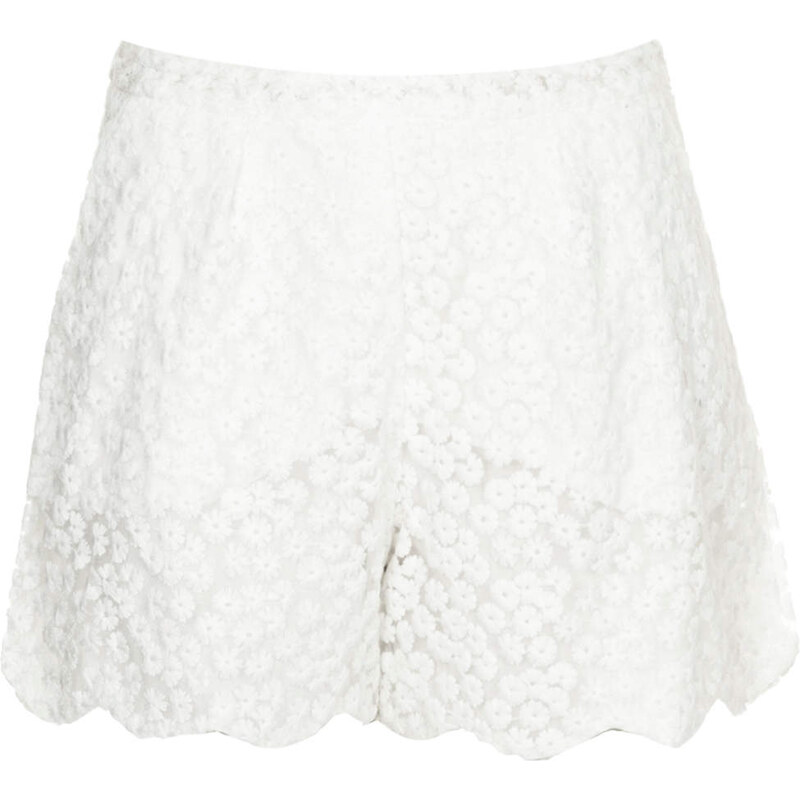 Topshop **Poppy Embroidered Shorts by Little White Lies