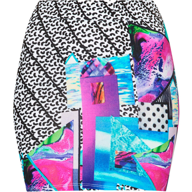 Topshop **Miami Mini Skirt by Illustrated People