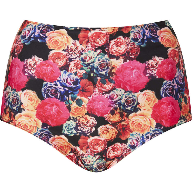 Topshop Multicolour Trailing Rose Pants