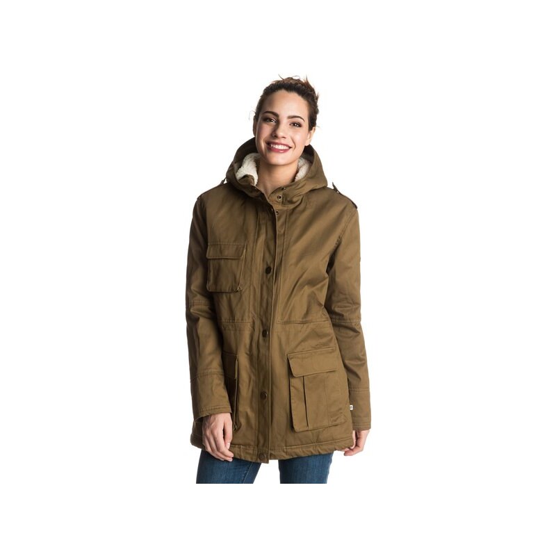 Dámský kabát Roxy Aleho class military olive L