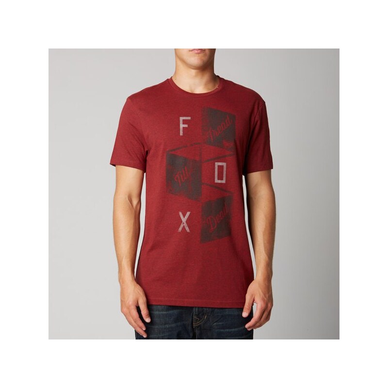 Pánské tričko Fox Polar SS premium TEE RED L
