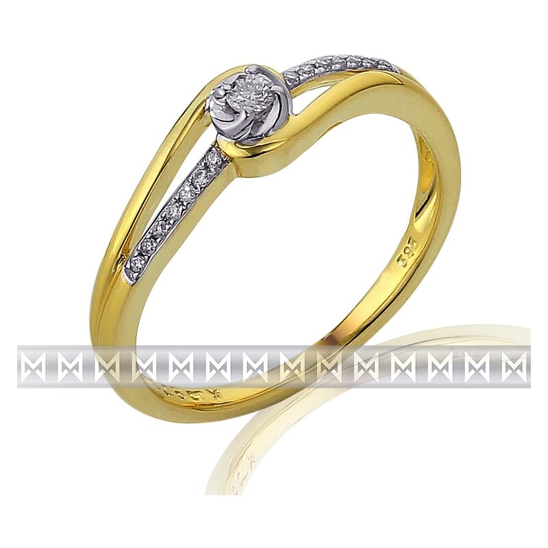 GEMS DIAMONDS Zásnubní prsten s diamantem Briline 3811834-5-53-99