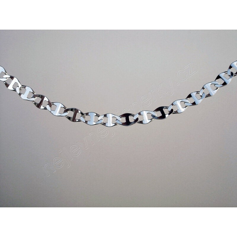 Německo Stříbrný plochý náhrdelník Briline - ag525 - GLAMI.cz
