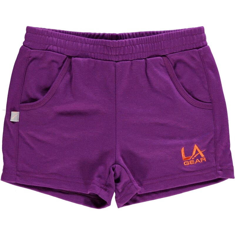 LA Gear Interlock Shorts Girls, purple