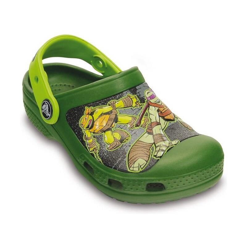 Crocs Chlapecké sandály Creative Želvy Ninja - zelené