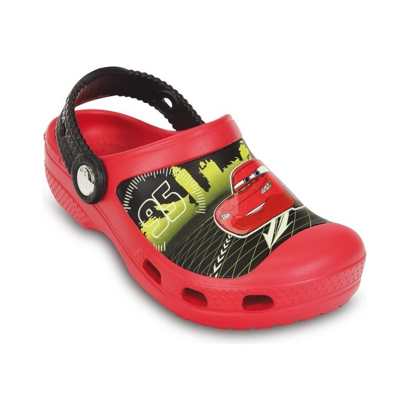 Crocs Chlapecké sandály Creative Cars - červené