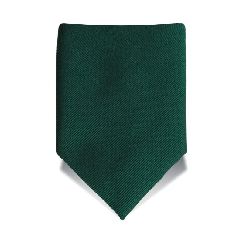 Gentleport Hedvábná kravata - tmavě zelená