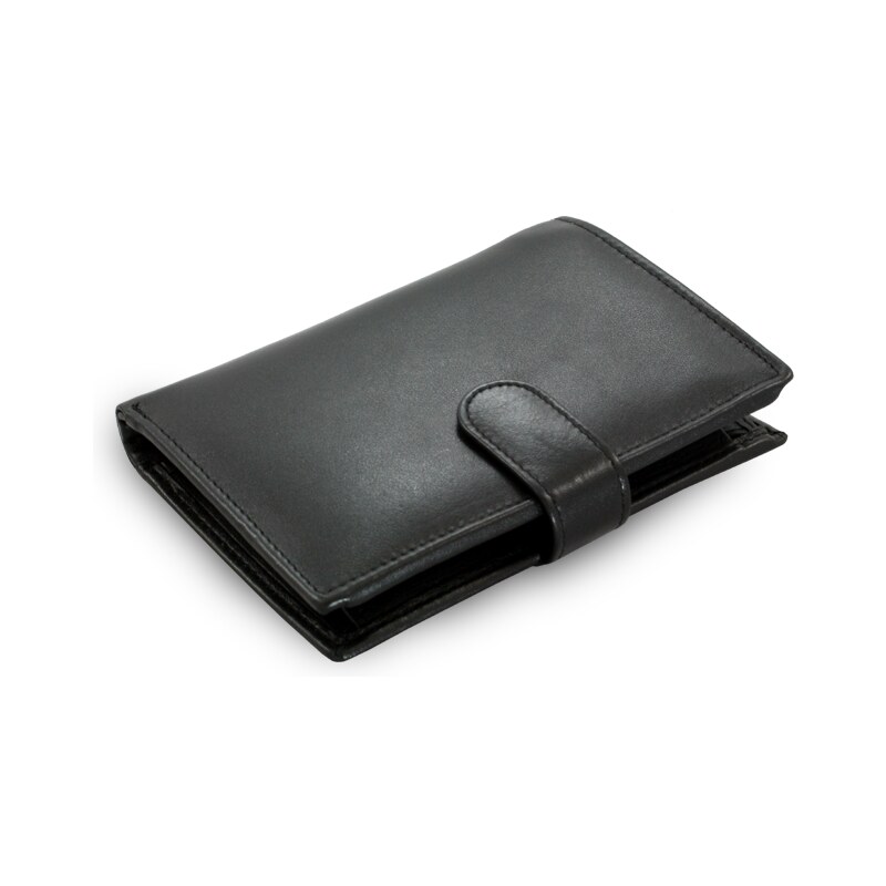 Arwel černá dámská kožená peněženka - dokladovka