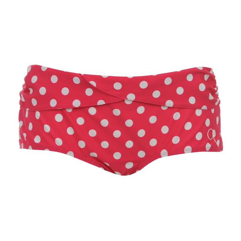 Ocean Pacific Bikini Shorts Ladies Pink Polka Dot 8 (XS)