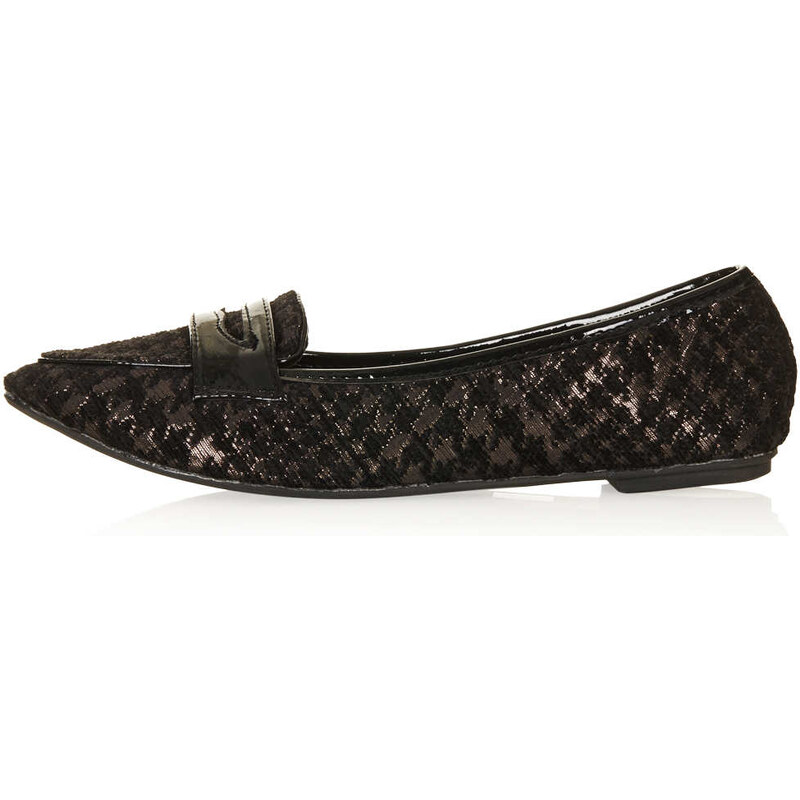 Topshop MAGICALLY Dogtooth Loafers