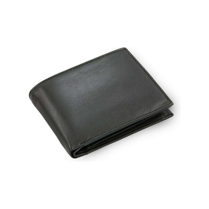 Arwel Pánská kožená peněženka se zápinkou černá