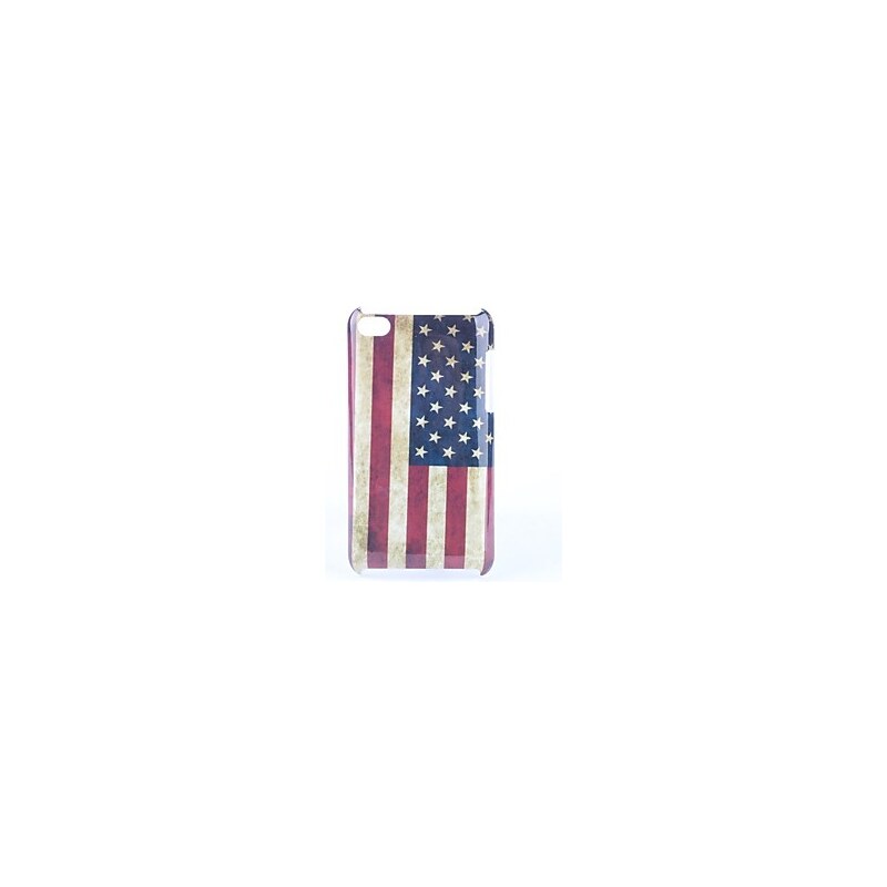 LightInTheBox Retro Protective Hard Case for iPod Touch 4 (US Flag and Newspaper)