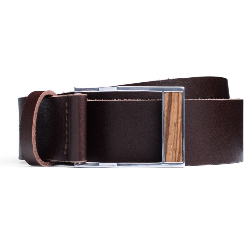 BeWooden Kožený opasek Linea Belt 13508753