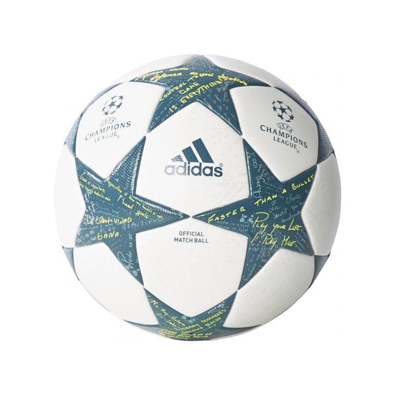 Fotbalový míč adidas Performance FINALE16 OMB (Bílá / Zelená)