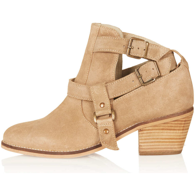 Topshop ADVANCE Cut Out Western Boots