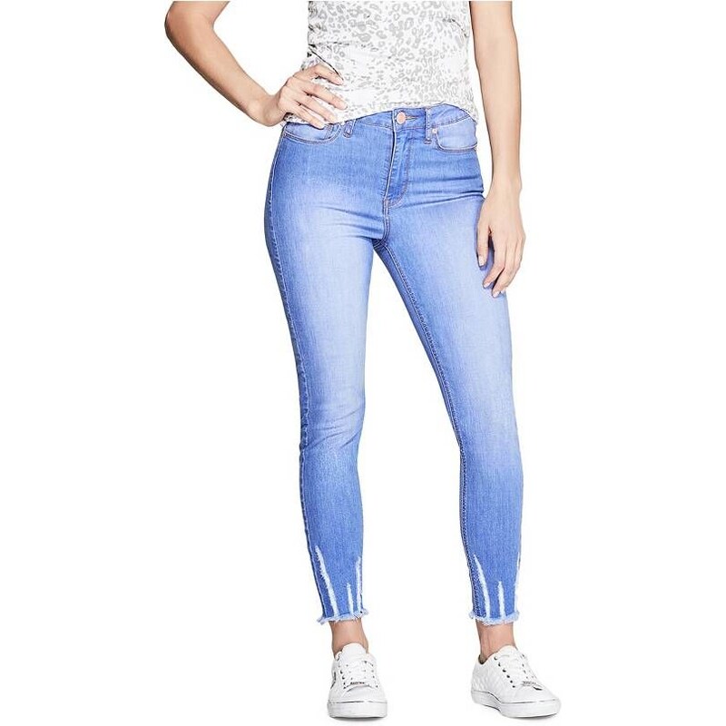 GUESS dámské džíny Ava Raw Hem Skinny 28