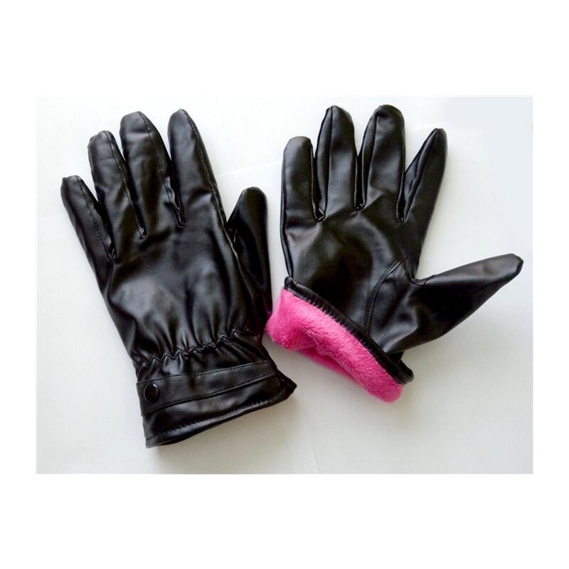 Dámské zateplené koženkové rukavice Cixi F2575