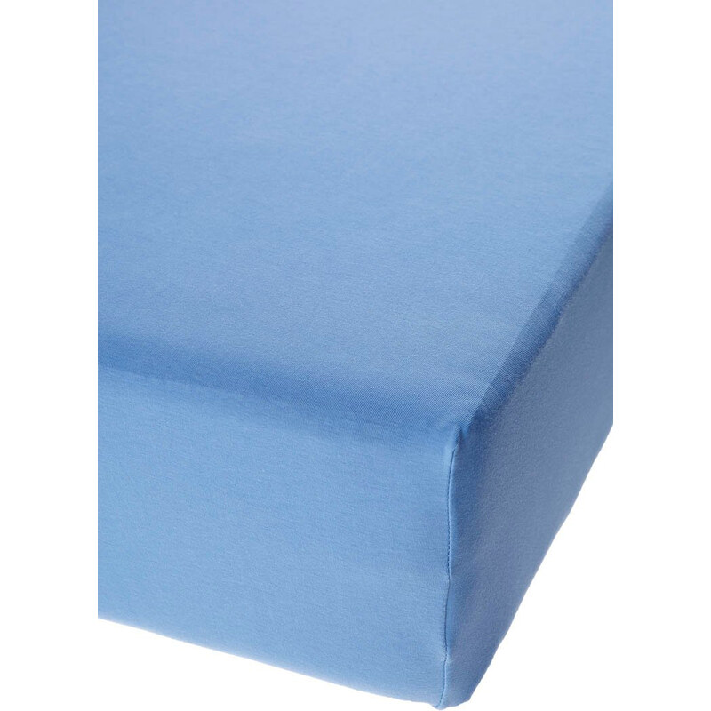 Polášek Jersey prostěradlo s elastanem středně modré Rozměr: 60x120 cm