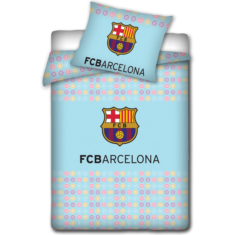 Povlečení do postýlky FC Barcelona - Knoflíky