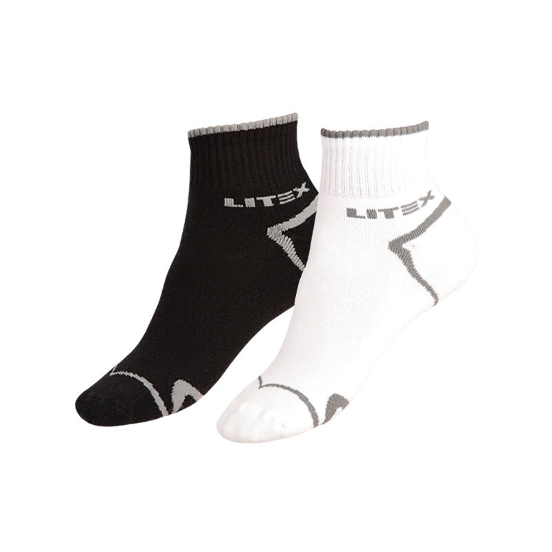 LITEX Sportovní ponožky pánské polovysoké 9A009BK