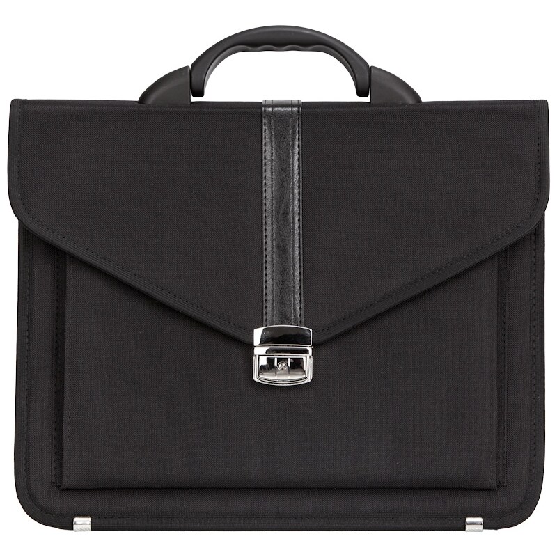 Aktovka REAbags 7173-T - černá/nikl 15 l