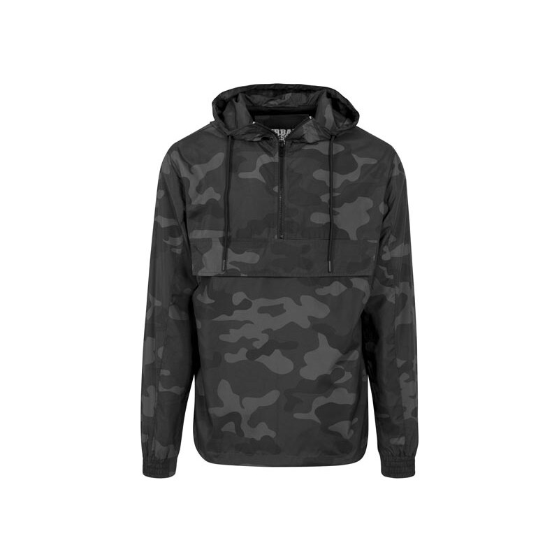 Urban Classics Camo Pull Over Windbreaker darkcamo